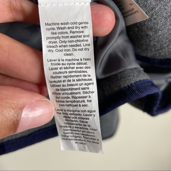 GAP Grey And Blue Two Button Blazer 12 - Picture 6 of 9